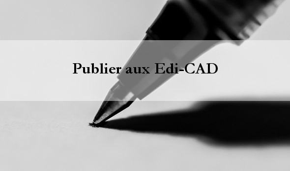 Publier aux Edi-CAD