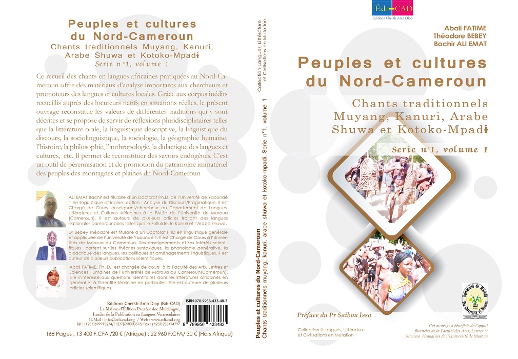 Peuples et cultures du Nord-Cameroun. Chants traditionnels Muyang, Kanuri, Arabe Shuwa et Kotoko-Mpadɨ