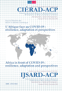  CIERAD-ACP, Volume N°12 (1)1, Décembre 2021, Série Spécialisée « Santé et Développement » 