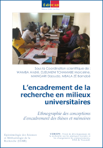  L’encadrement de la recherche en milieux universitaires : Ethnographie des conceptions d’encadrement des thèses et mémoires 