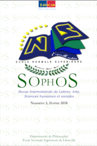SOPHOS,Revue Internationale de Lettres, Arts, Sciences Humaines et Sociales. Numéro 3, juin 2018